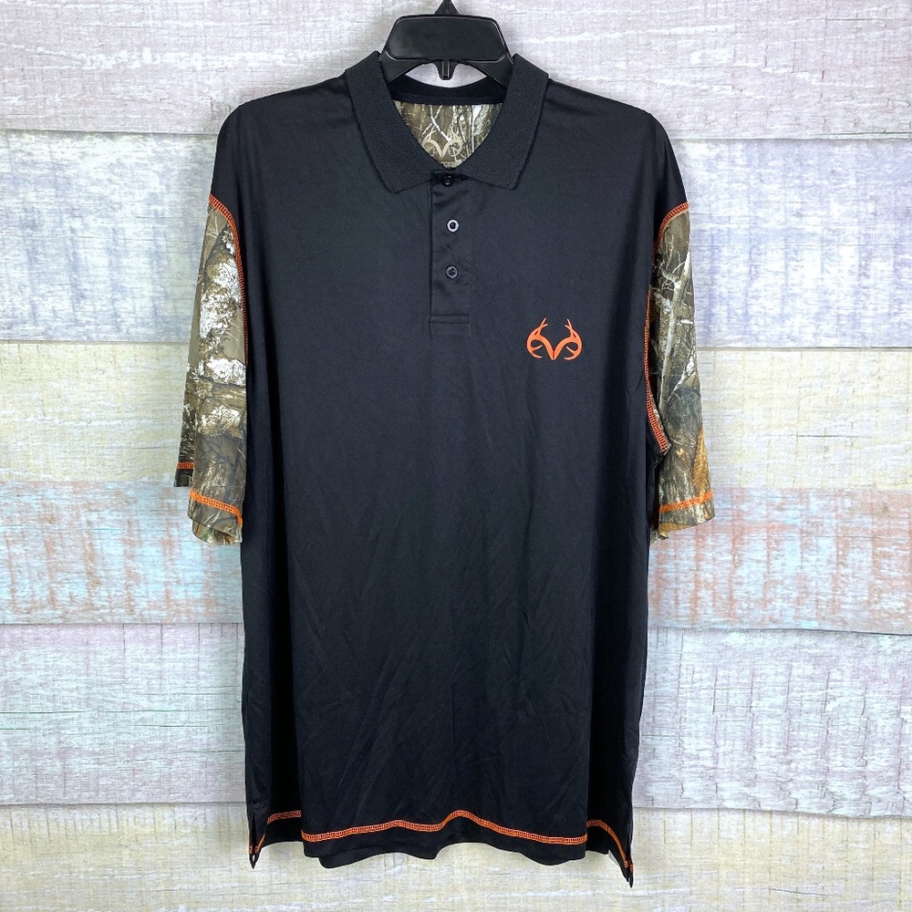 RealTree (Sample) Camo Sleeve Polo Shirt